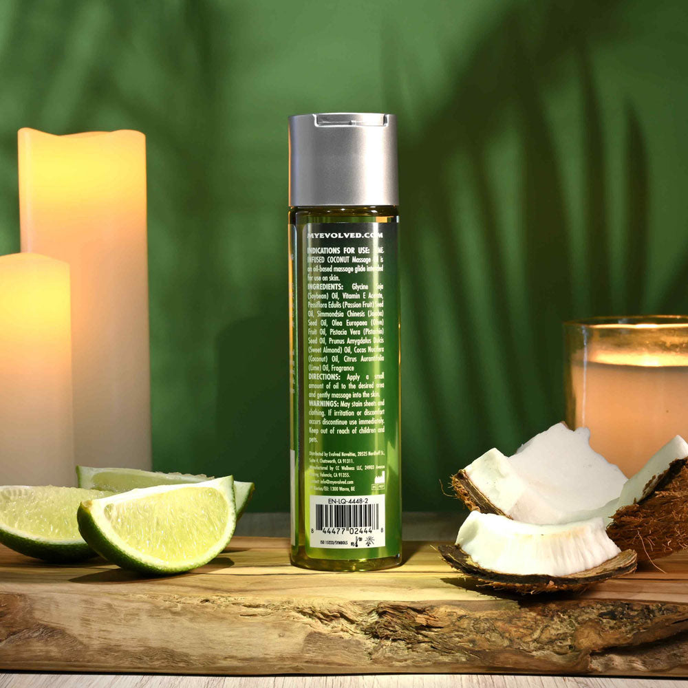 Evolved Anoint Perfumery (Lime Infused Coconut) – 120ml Massage Oil
