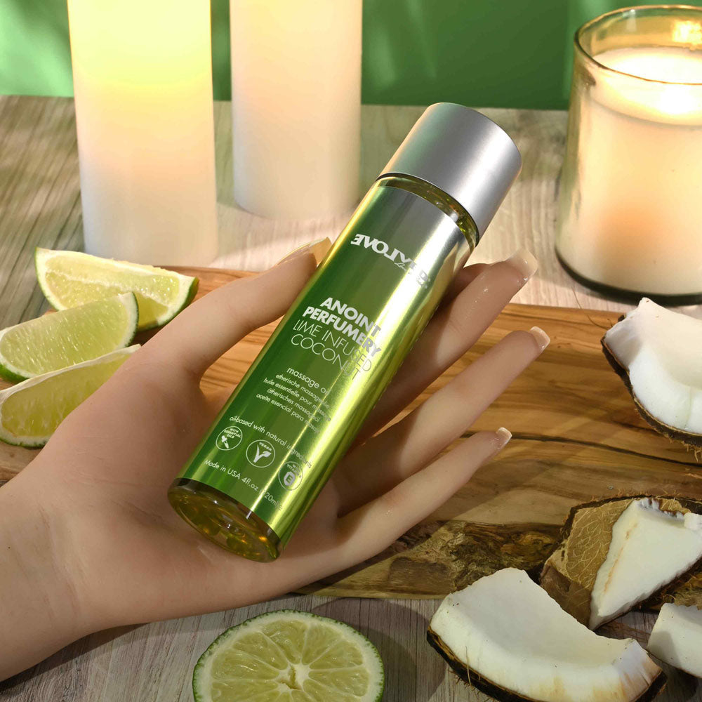 Evolved Anoint Perfumery (Lime Infused Coconut) – 120ml Massage Oil