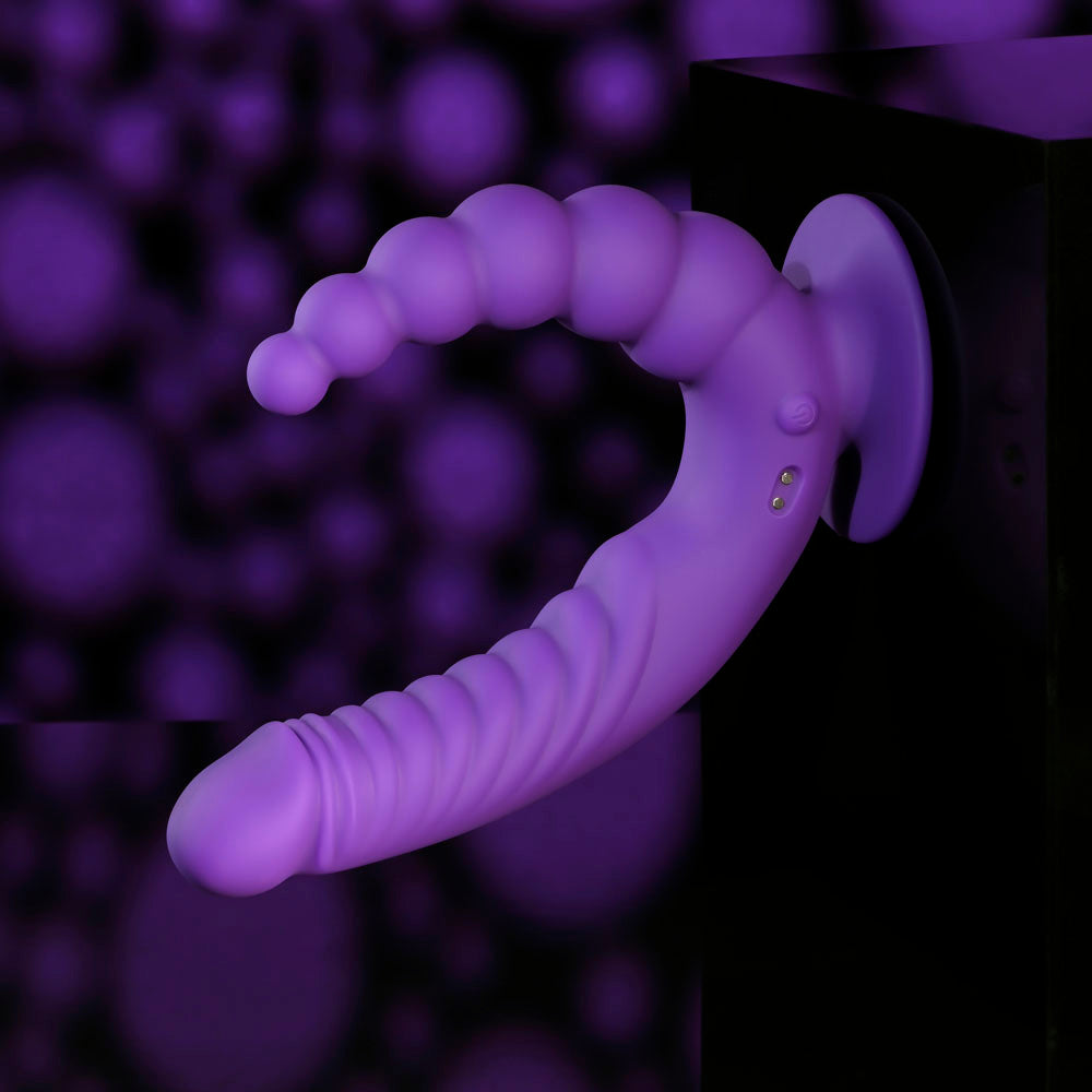 Evolved The Rider Double Ended Vibrator Purple