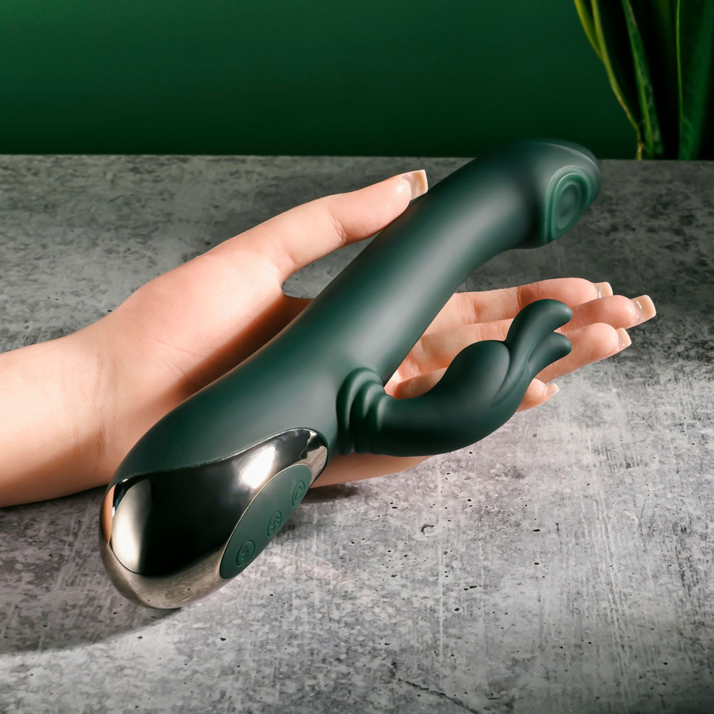 Evolved Rabbit Tap Tap 25 cm Vibrator with Tapping Tip