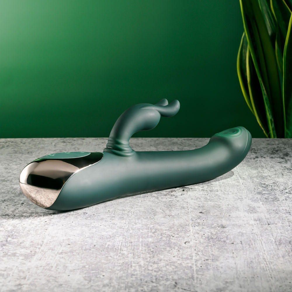 Evolved Rabbit Tap Tap 25 cm Vibrator with Tapping Tip