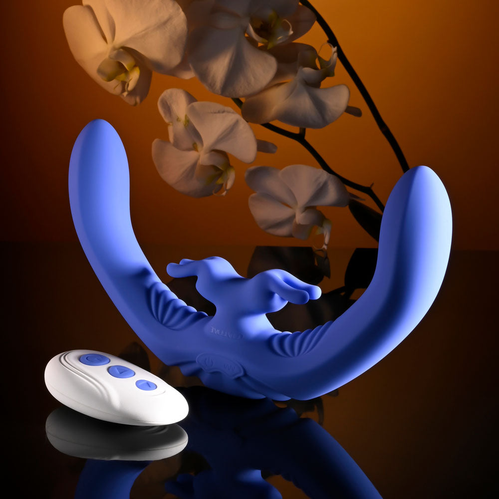 Evolved Lovebirds Double-Ended Rabbit Vibrator with Remote
