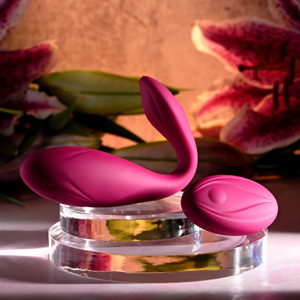 Evolved Cherry Pose Flexible Vibrator With Remote