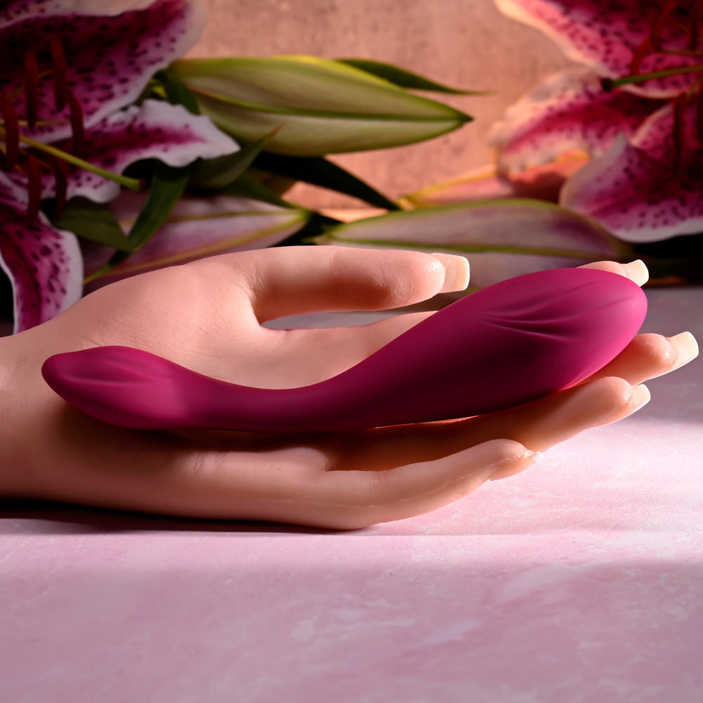Evolved Cherry Pose Flexible Vibrator With Remote