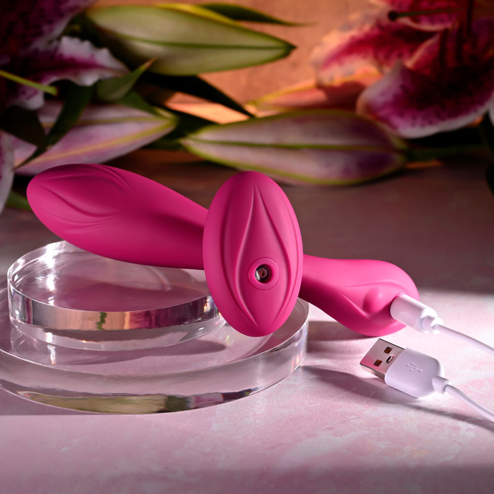 Evolved Cherry Pose Flexible Vibrator With Remote
