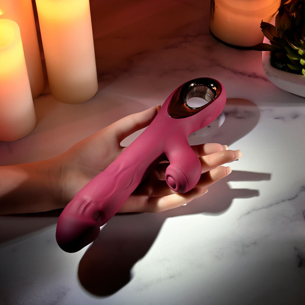 Evolved Bursting With Pleasure – 25.4 cm USB Rechargeable Dual Vibrator