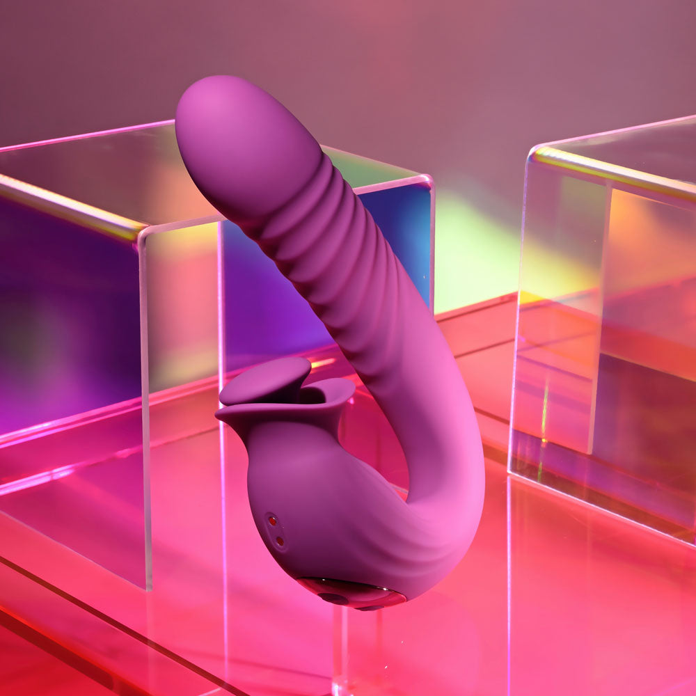 Evolved Deep Ecstasy – USB Rechargeable 16.5cm Thrusting Vibrator