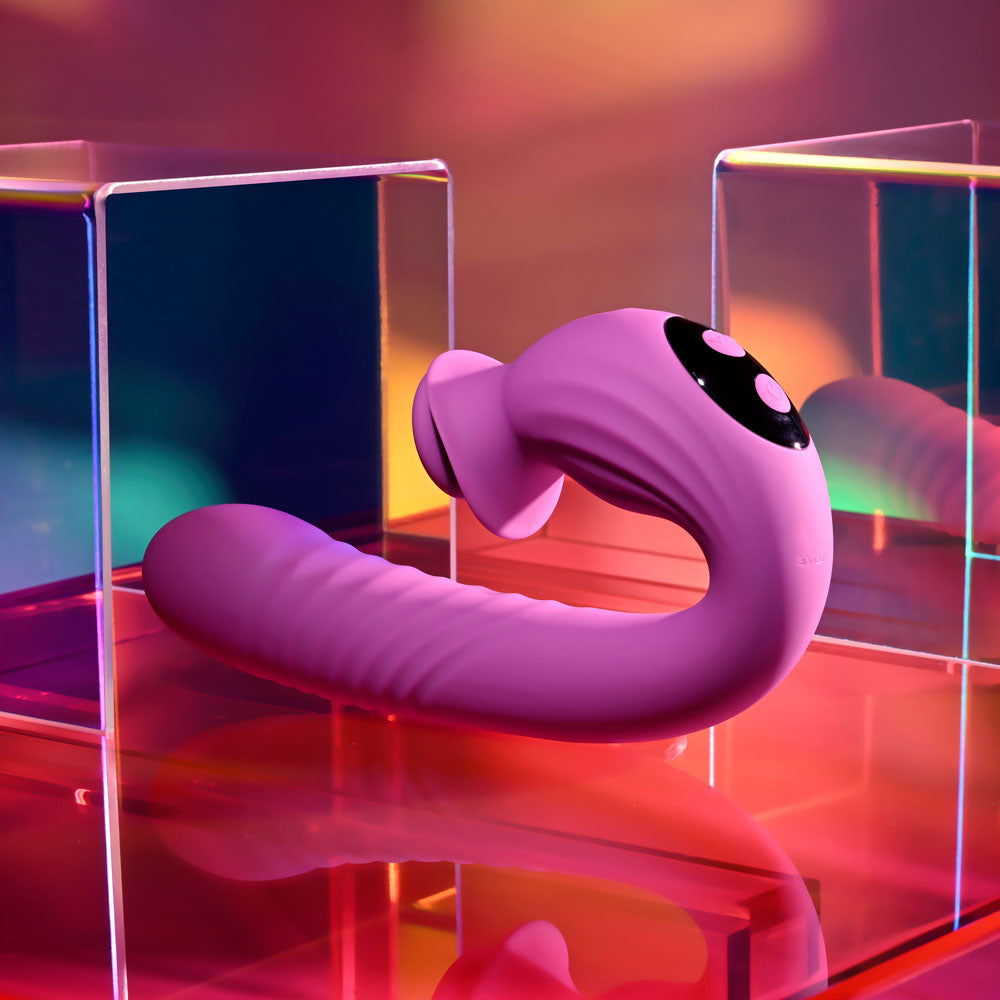 Evolved Deep Ecstasy – USB Rechargeable 16.5cm Thrusting Vibrator