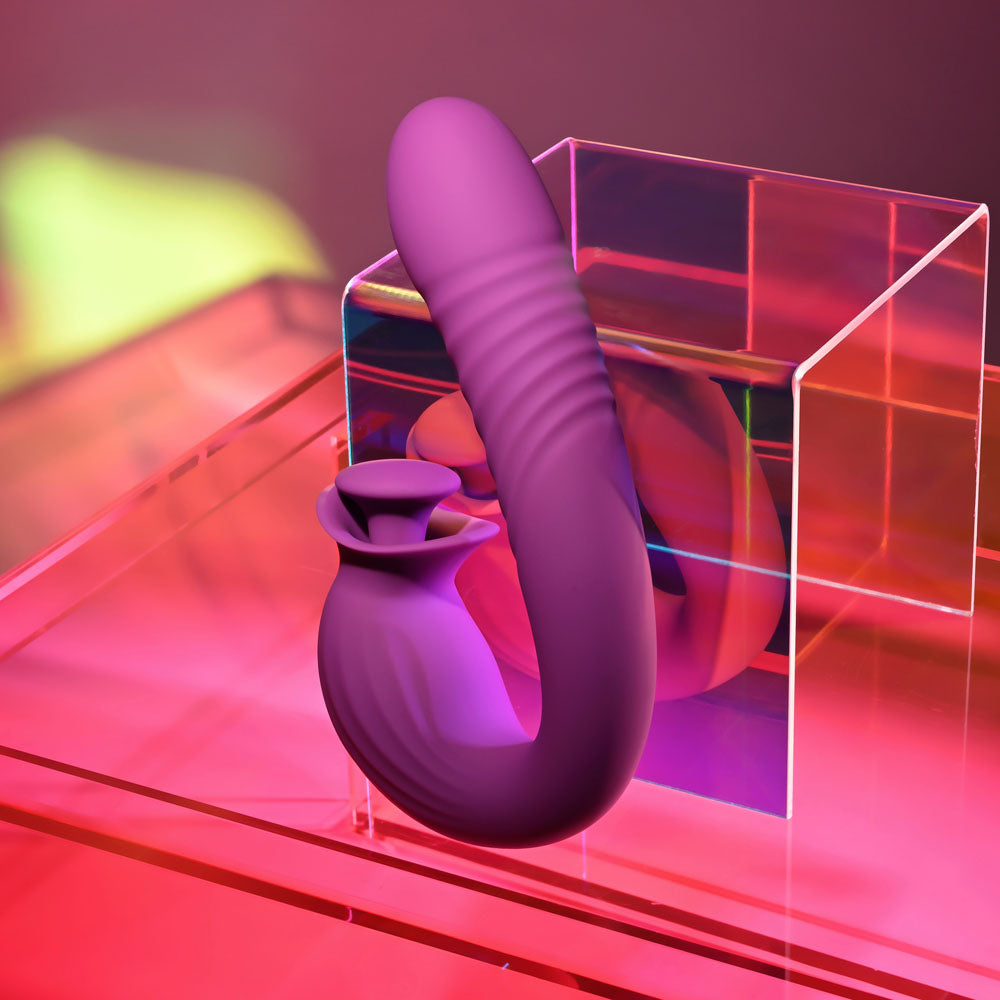 Evolved Deep Ecstasy – USB Rechargeable 16.5cm Thrusting Vibrator