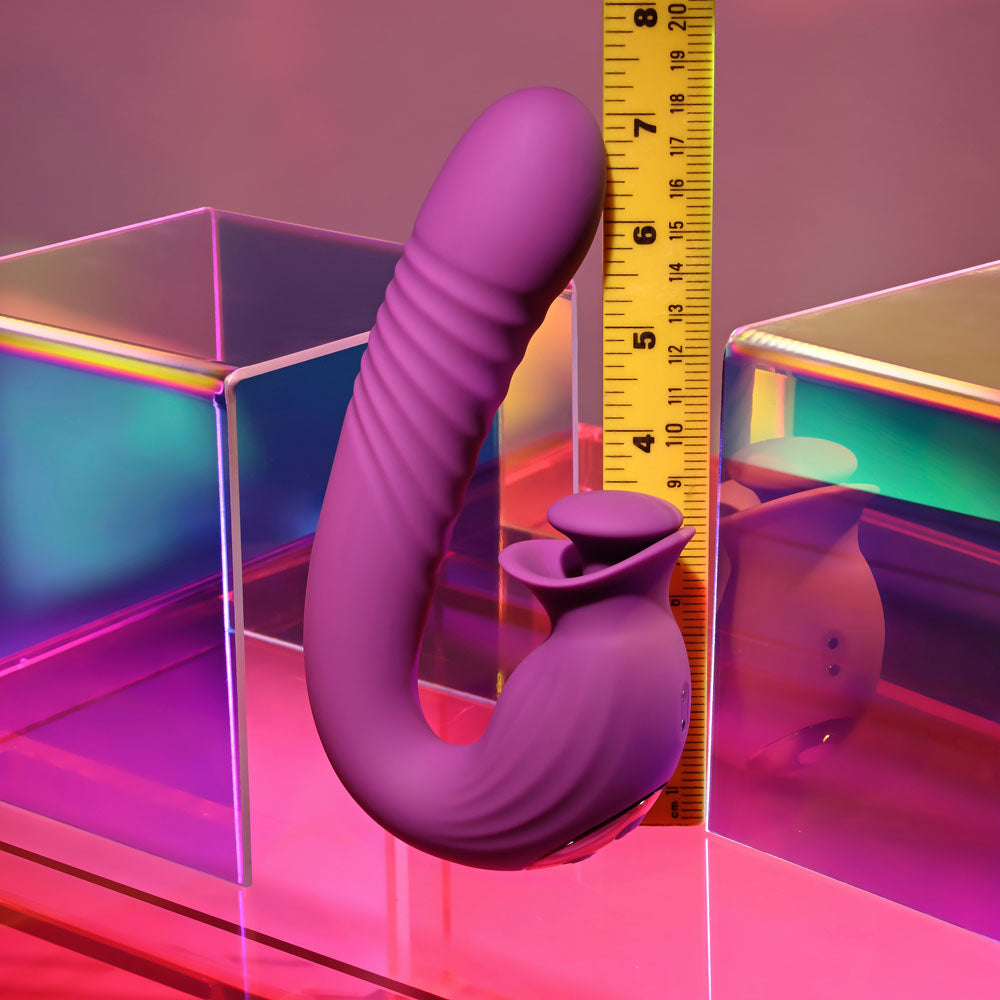 Evolved Deep Ecstasy – USB Rechargeable 16.5cm Thrusting Vibrator
