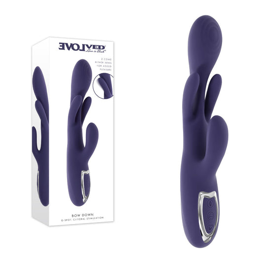 Evolved Bow Down – USB Rechargeable Rabbit Vibrator > Vibrators > Ladies > Rabbit Multi