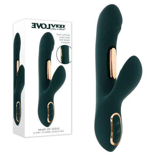 Evolved Heart of Gold – USB Rechargeable Rabbit Vibrator > Vibrators > Ladies > Rabbit