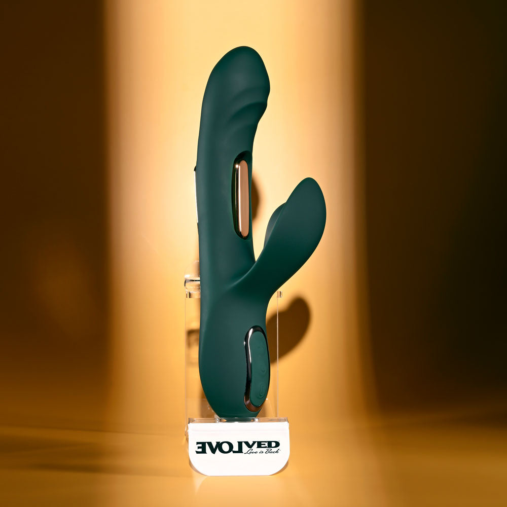 Evolved Heart of Gold – USB Rechargeable Rabbit Vibrator