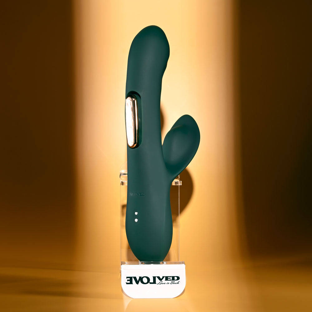 Evolved Heart of Gold – USB Rechargeable Rabbit Vibrator