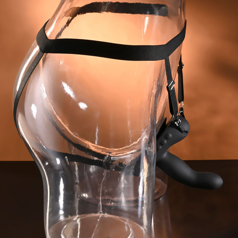 Evolved Come Closer – USB Rechargeable Remote-Controlled Vibrating Strap-On Vibrator