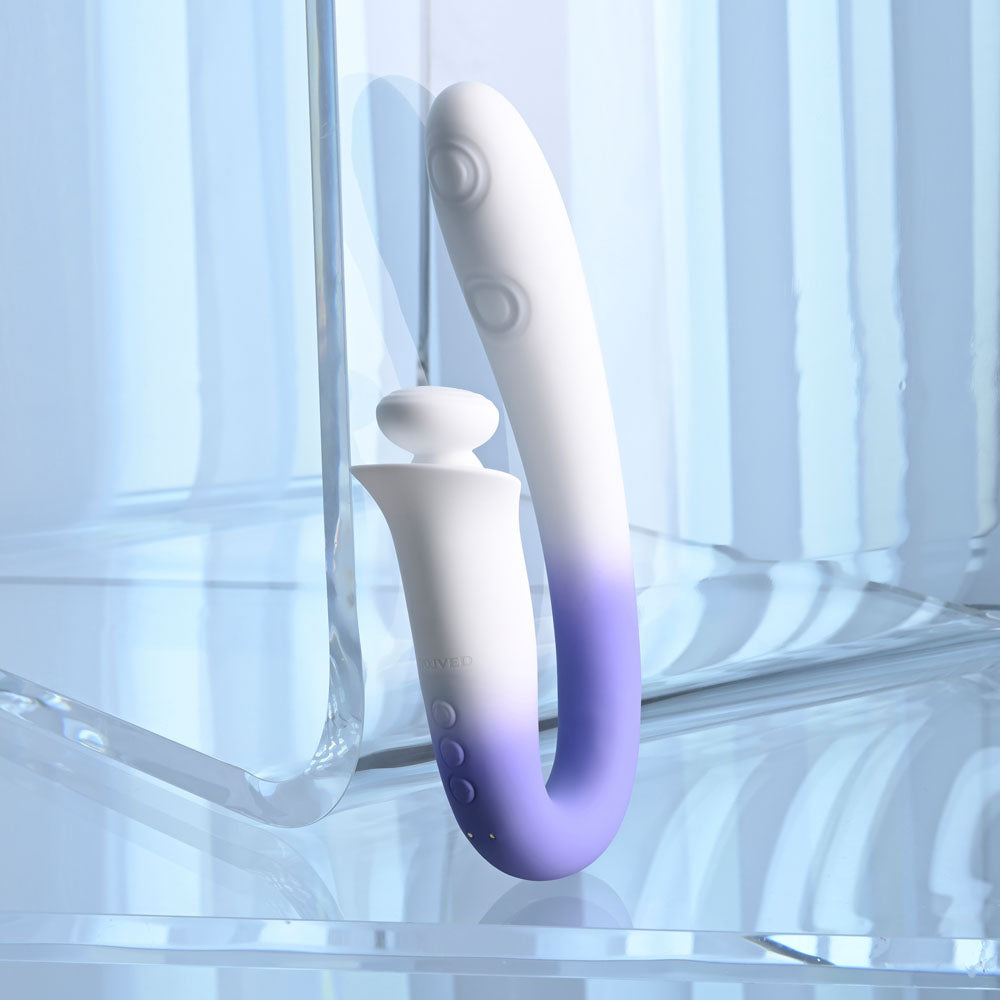 Evolved Spring Loaded (Purple) – USB Rechargeable 23cm Multi-Tapping Vibrator