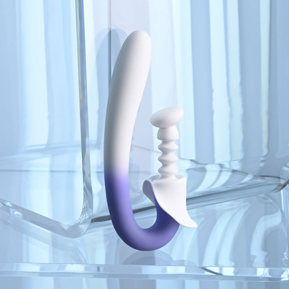 Evolved Spring Loaded (Purple) – USB Rechargeable 23cm Multi-Tapping Vibrator