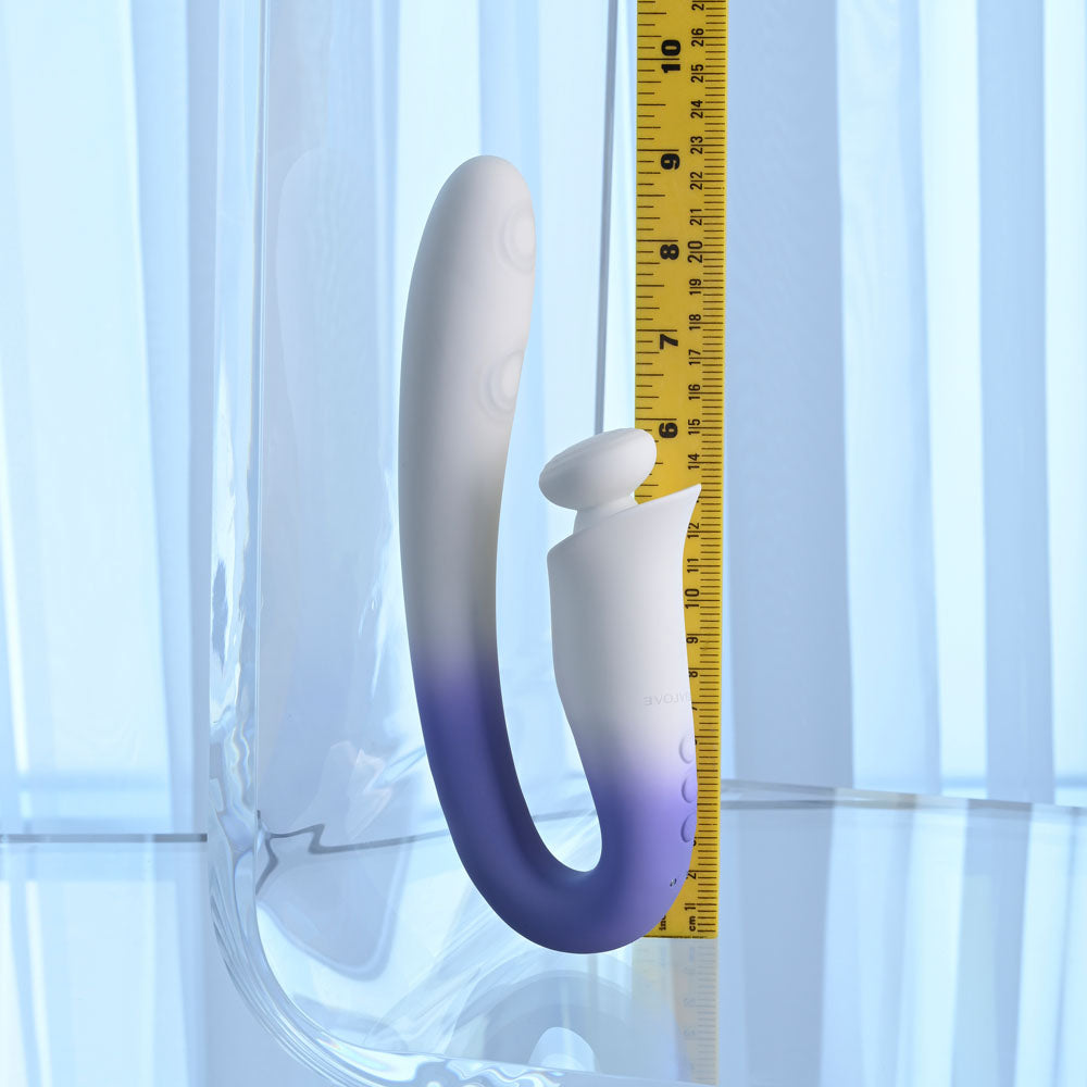 Evolved Spring Loaded (Purple) – USB Rechargeable 23cm Multi-Tapping Vibrator