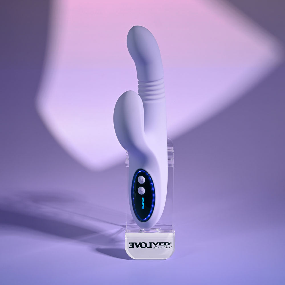 Evolved Pep Talk – USB Rechargeable Thrusting Vibrator with Clitoral Stimulator