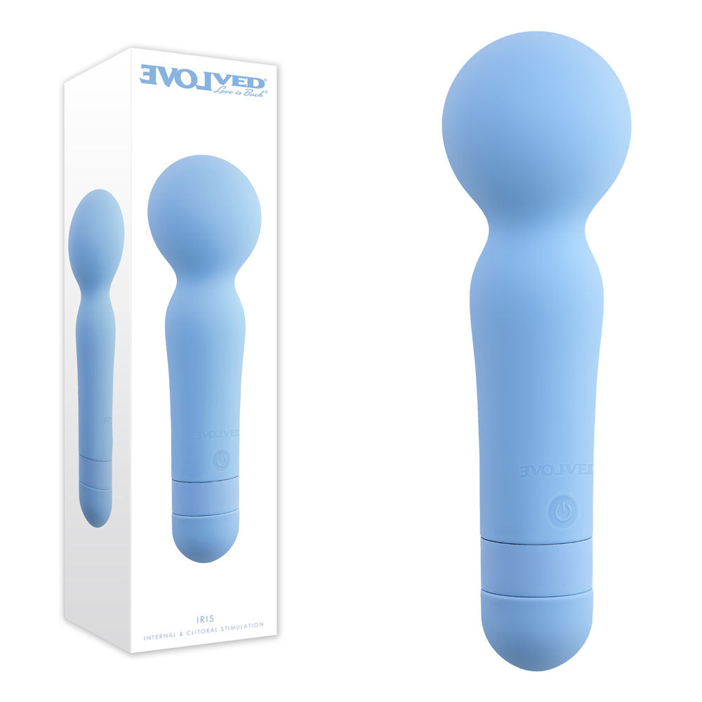 Evolved Iris – USB Rechargeable Waterproof Massage Wand 18.3 cm