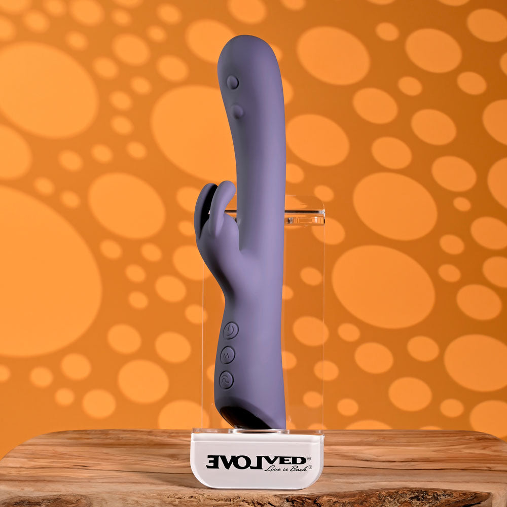 Evolved Poppin Good Time – 20 cm USB Rechargeable Rabbit Vibrator