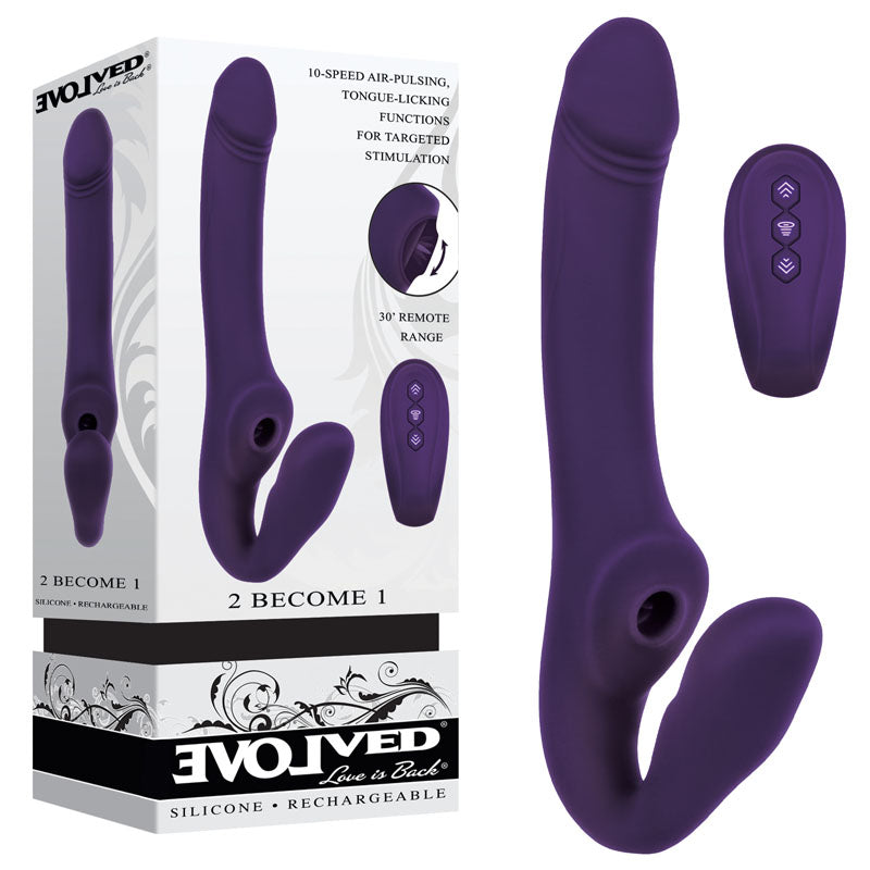 Evolved 2 BECOME 1 23.5 cm Strapless Strap-On