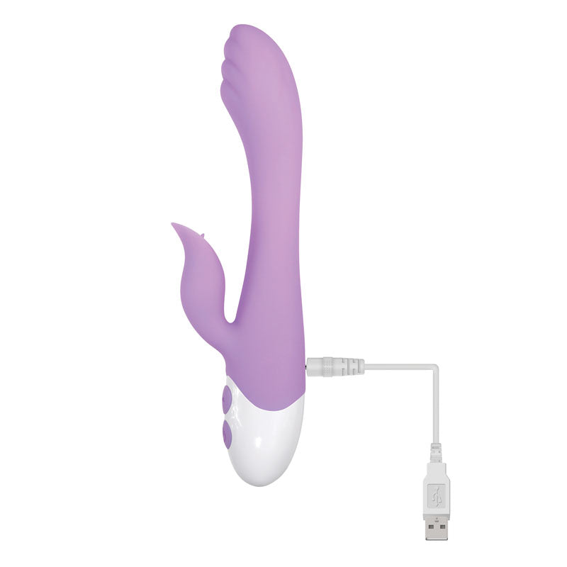 Evolved PLEASING PETAL Lilac 19.7 cm Rabbit Vibrator