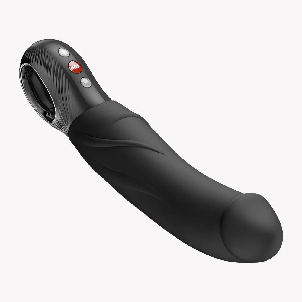 Big Boss 23cm G-Spot Vibrator (Black) – Waterproof Rechargeable Silicone Vibrator