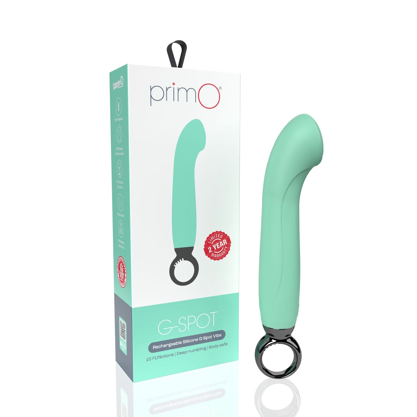 Screaming O PrimO G-Spot Vibrator – Powerful 5+5 Vibration Settings G-Spot Vibrator