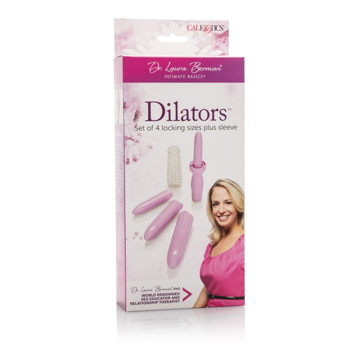 Dr. Laura Berman Intimate Basics Dilator Set – Body Safe ABS Vibrating Massager Dilator Set