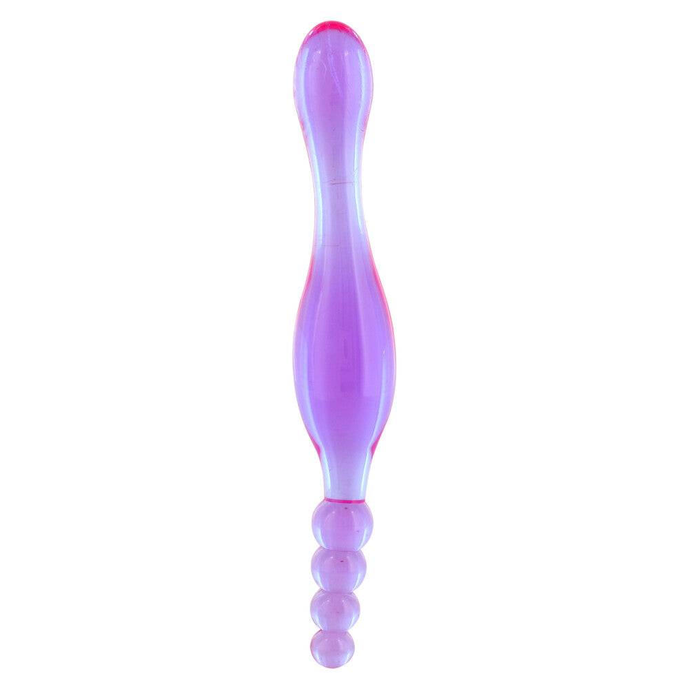 Smoothy Anal Prober Double-Tipped (Translucent Purple) 8 Inch – Anal Probe
