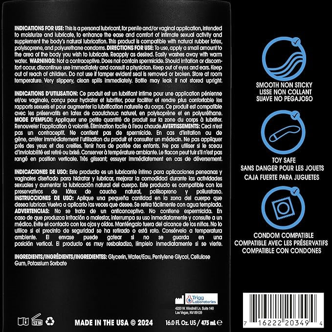 Wet Water Based Hypoallergenic Lubricant – Premium Formula