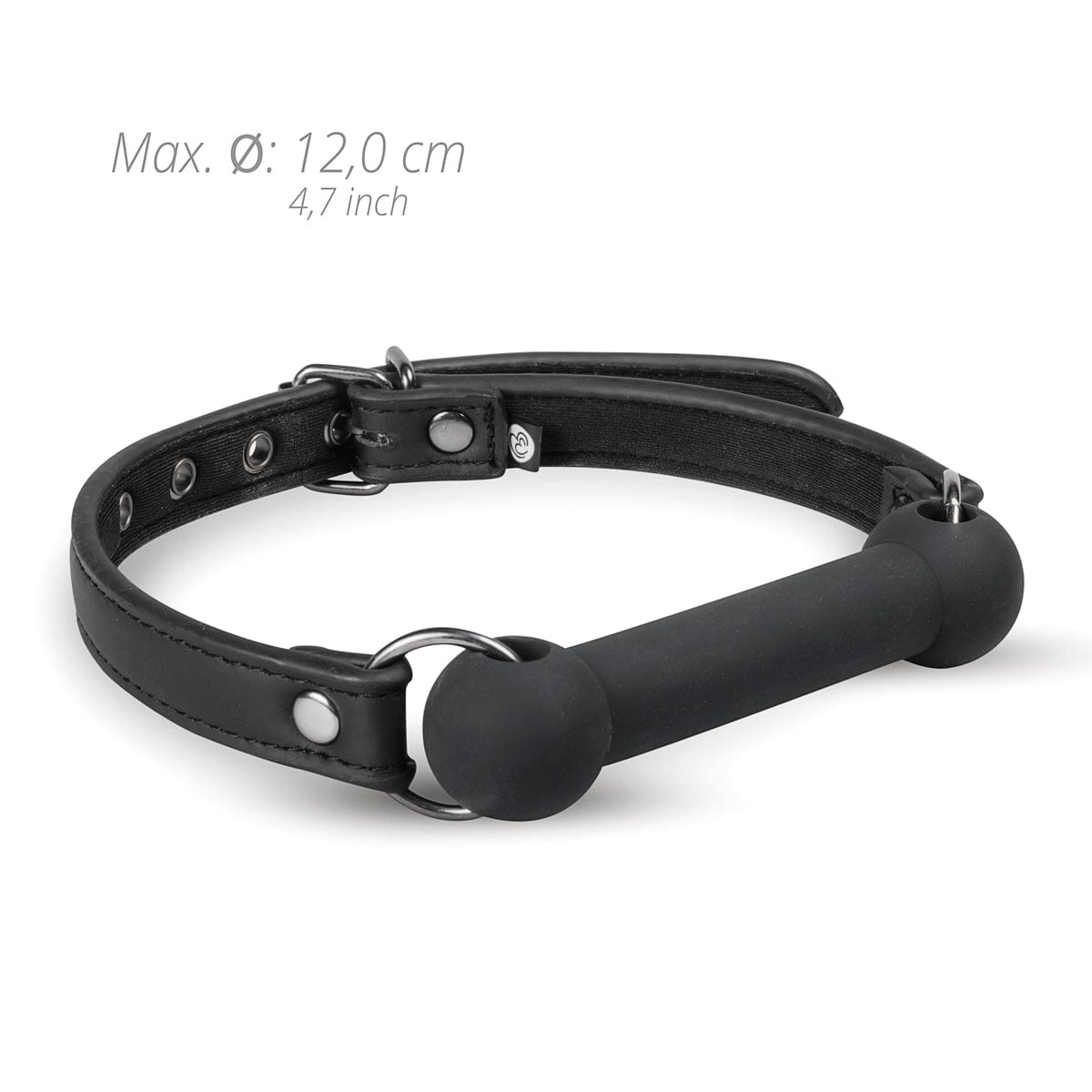 EasyToys Silicone Bit Gag for BDSM and Pony Play