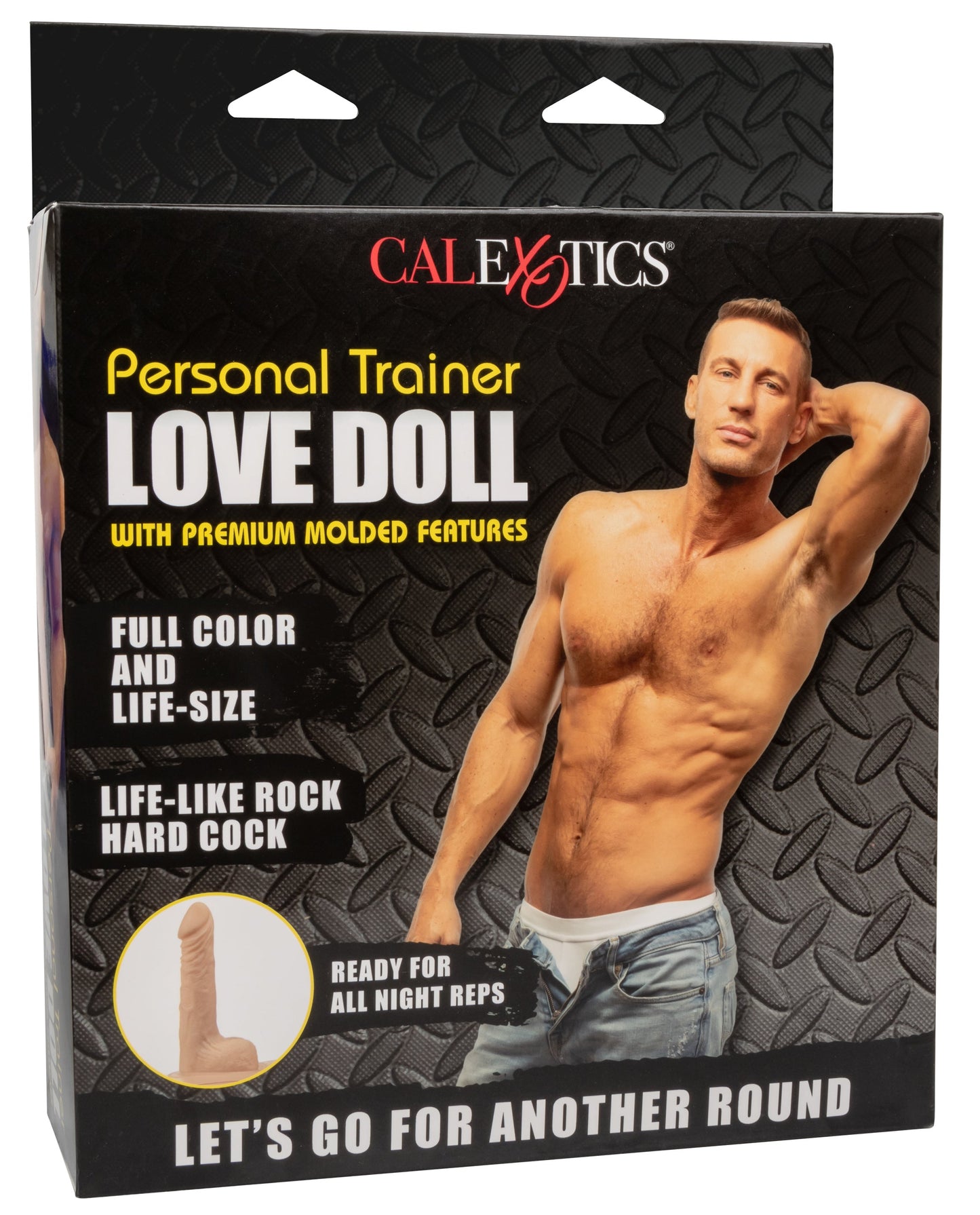 Personal Trainer Love Doll Life-Size Male Inflatable Sex Doll with Full Colour Face and 5.5 Inch Life-Like Cock