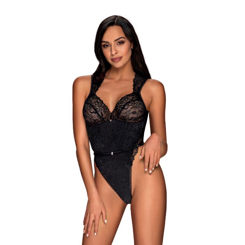 Elisetta Teddy in Classic Black