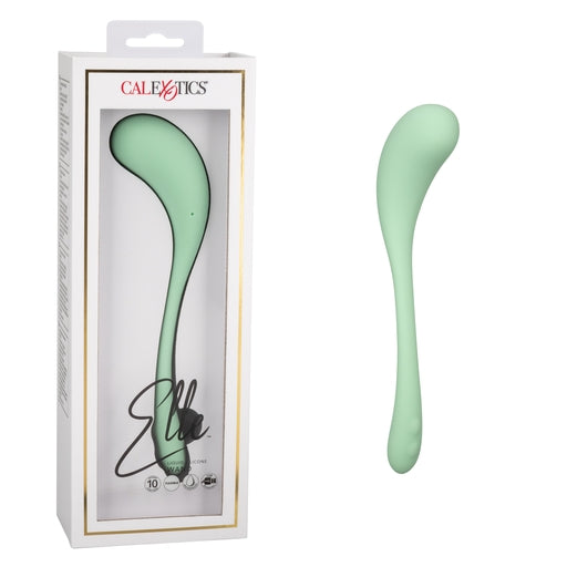 Elle Liquid Silicone Wand Vibrator in Mint Green with 10 Vibration Functions and Rechargeable