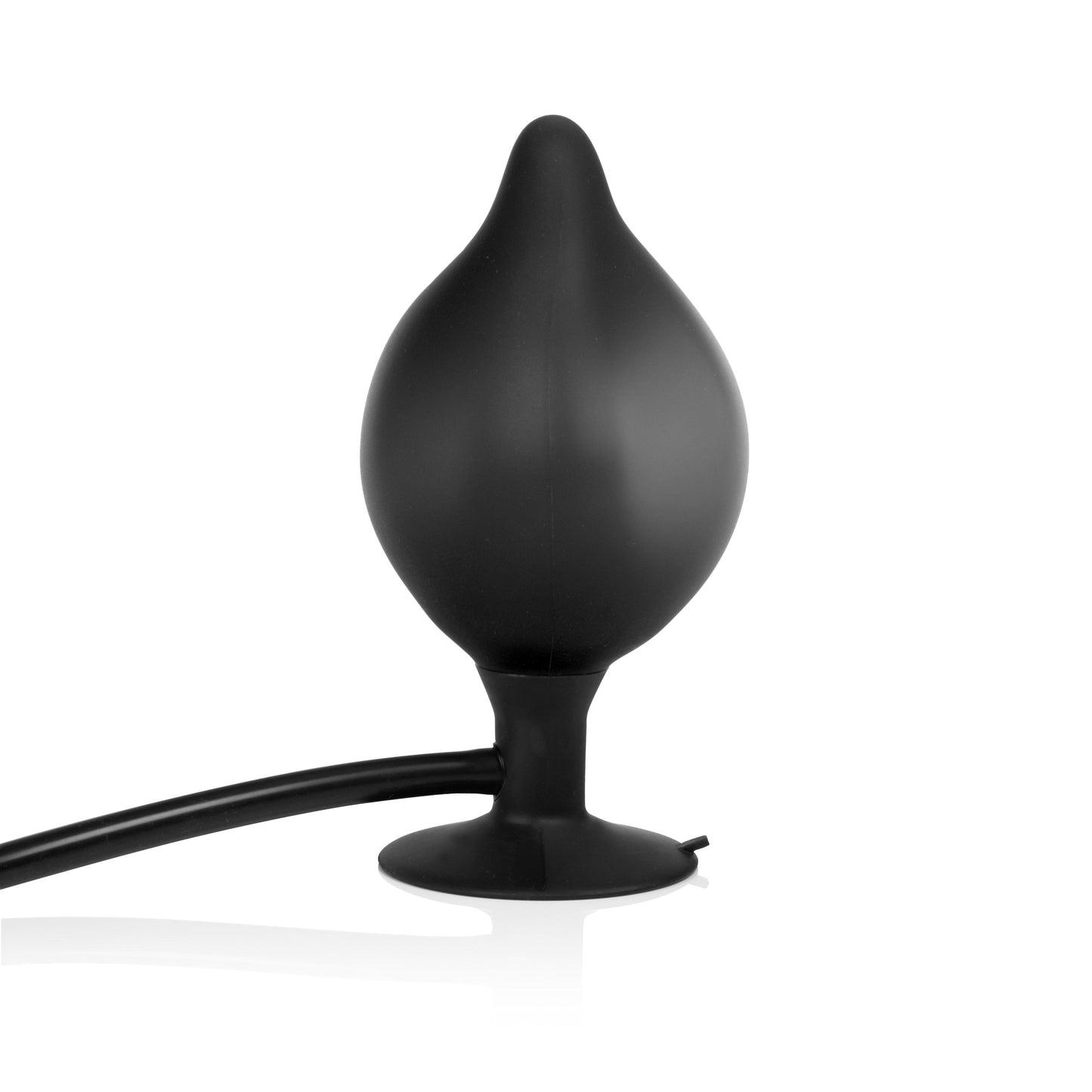Colt XXL Pumper Plug Black Silicone Inflatable Anal Plug with Squeeze Bulb and Quick Release Valve