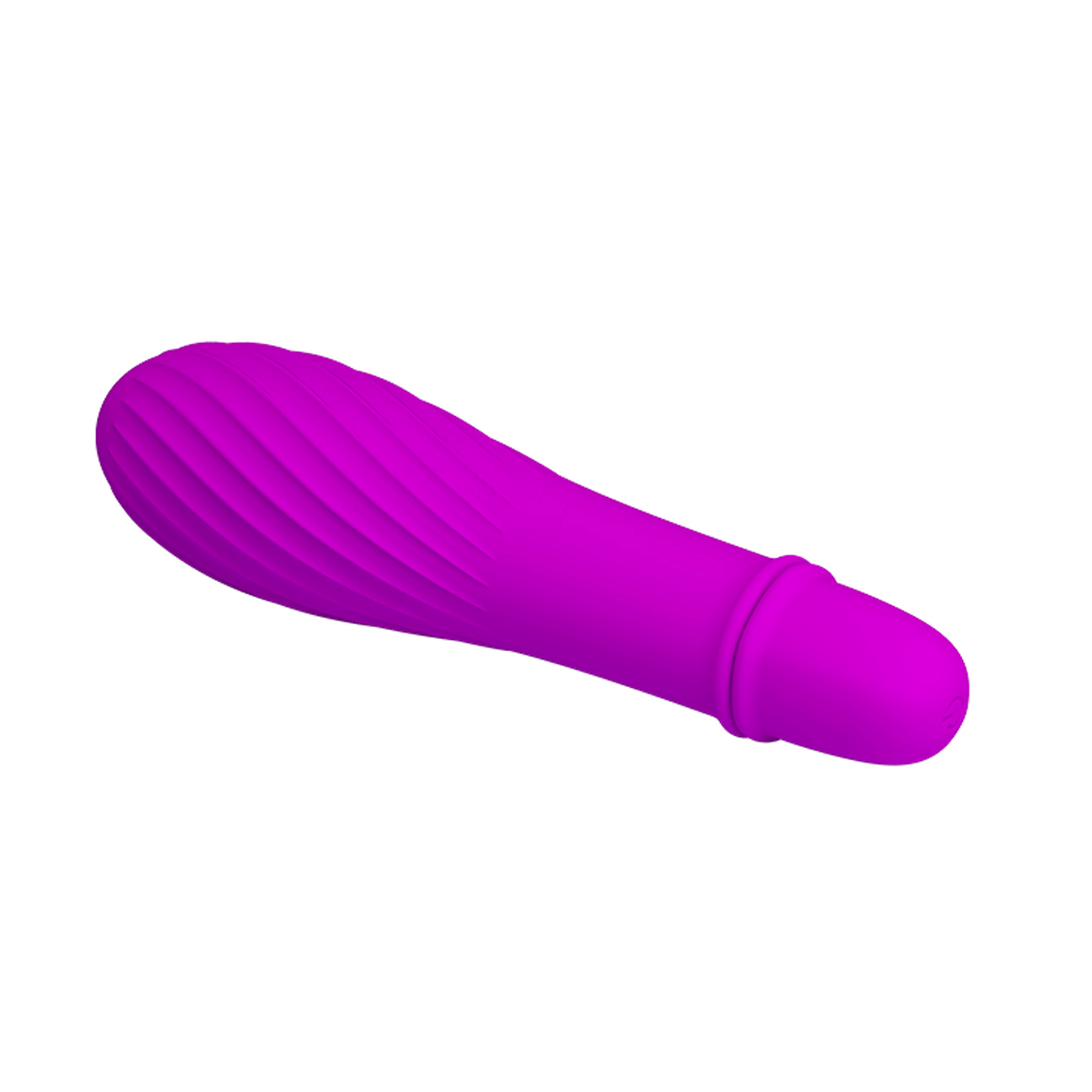 Solomon Mini Vibrator – Silicone Small Vibrator with Swirl Tip