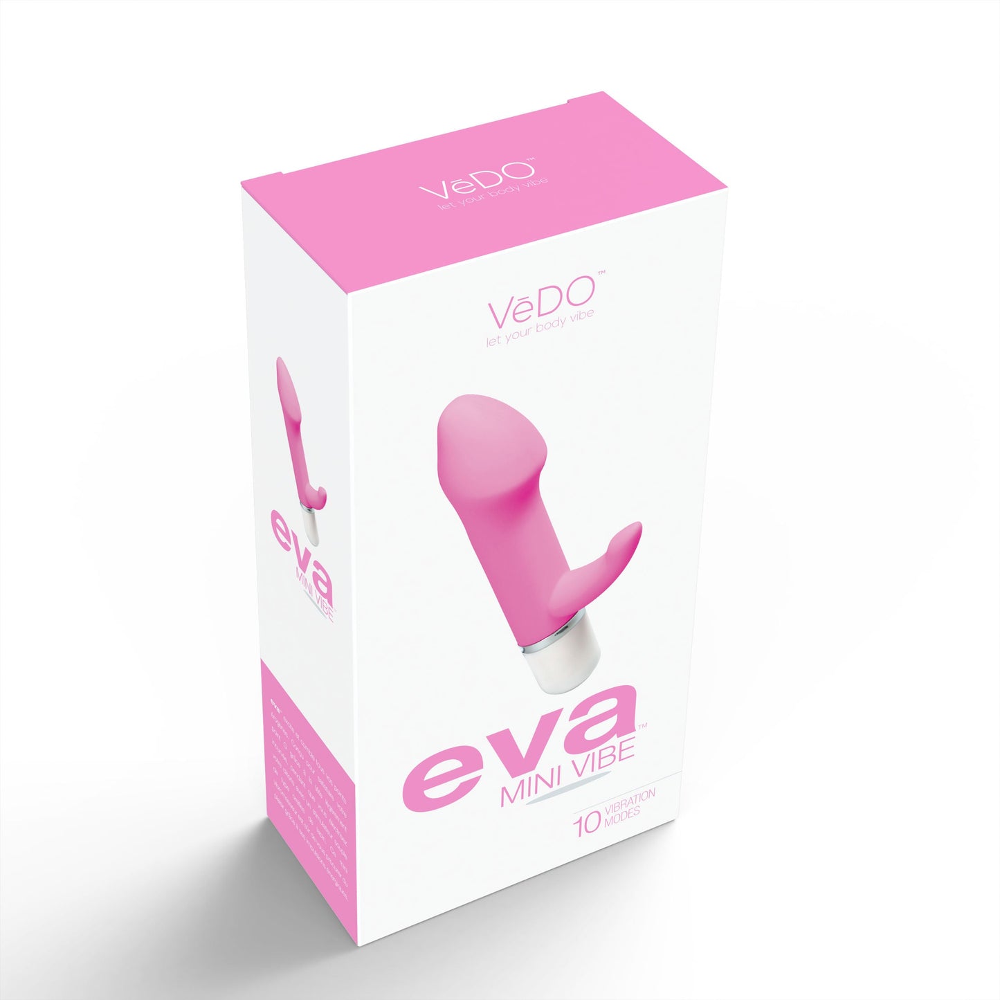 Eva Mini Vibe Pink Rabbit Style G-Spot and Clitoral Vibrator