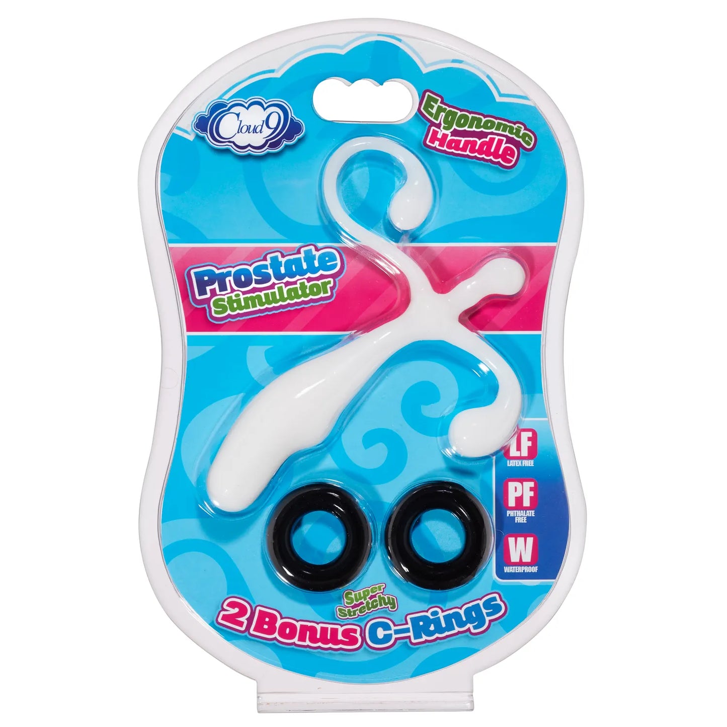 Cloud 9 Prostate Stimulator Kit with Rings – Lightweight Prostate Massager 4.9 Inch
