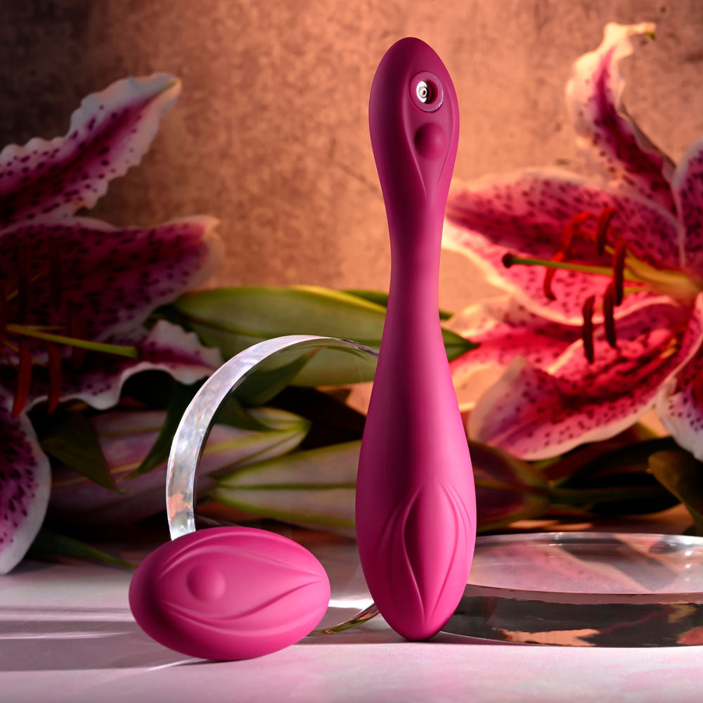 Evolved Cherry Pose Flexible Vibrator With Remote
