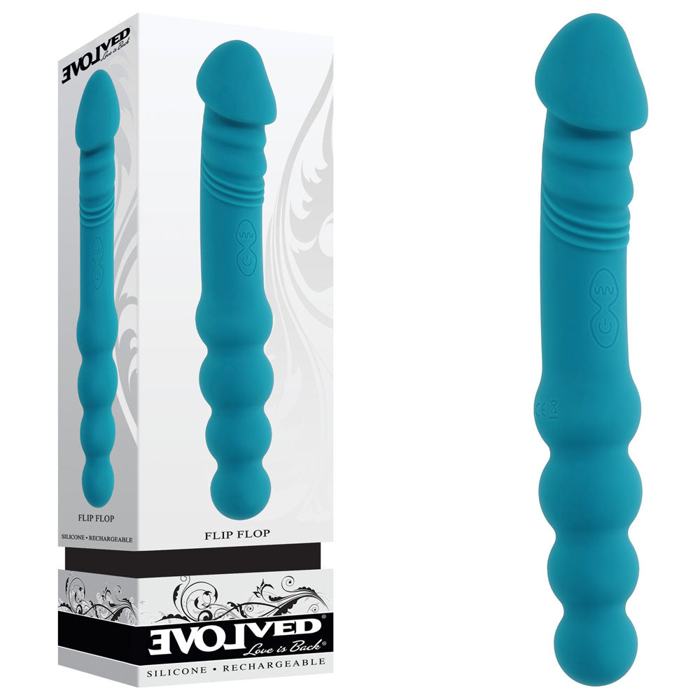 Evolved Flip Flop 23.1 Centimeter Dual Ended Vibrator
