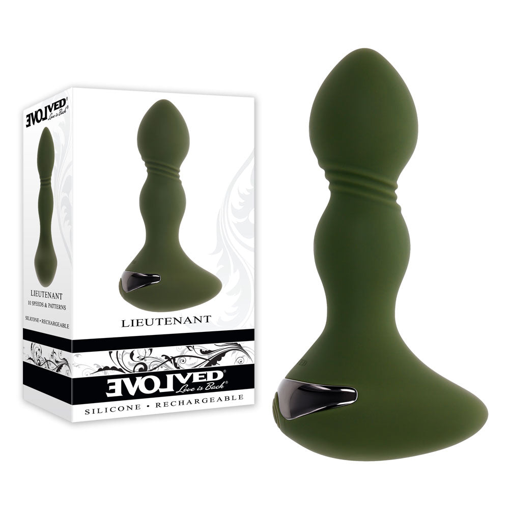 Evolved Lieutenant 12.2 cm Vibrating Butt Plug