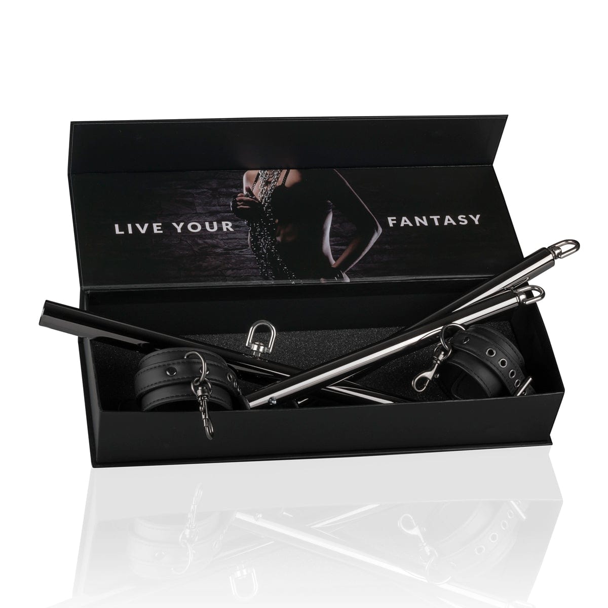 Expander Spreader Bar and Cuffs Set for Ultimate Restraint and Pleasure