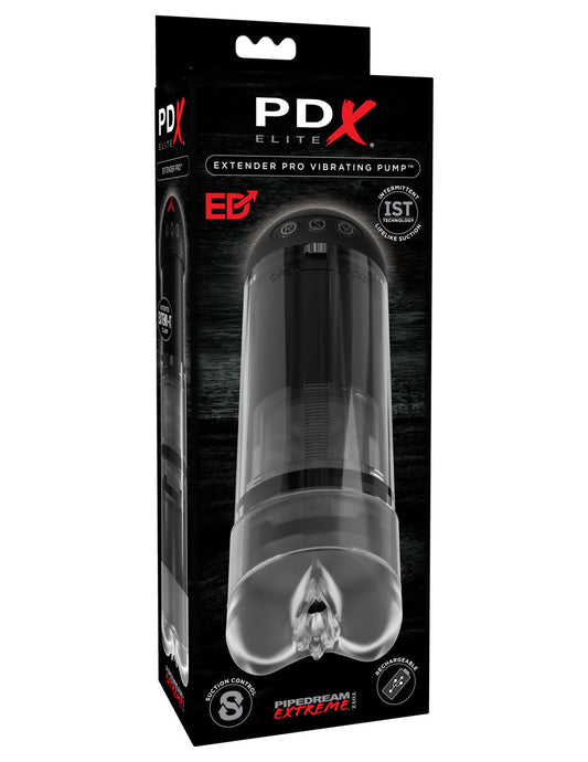Extender Pro Vibrating Penis Pump with Custom Fit