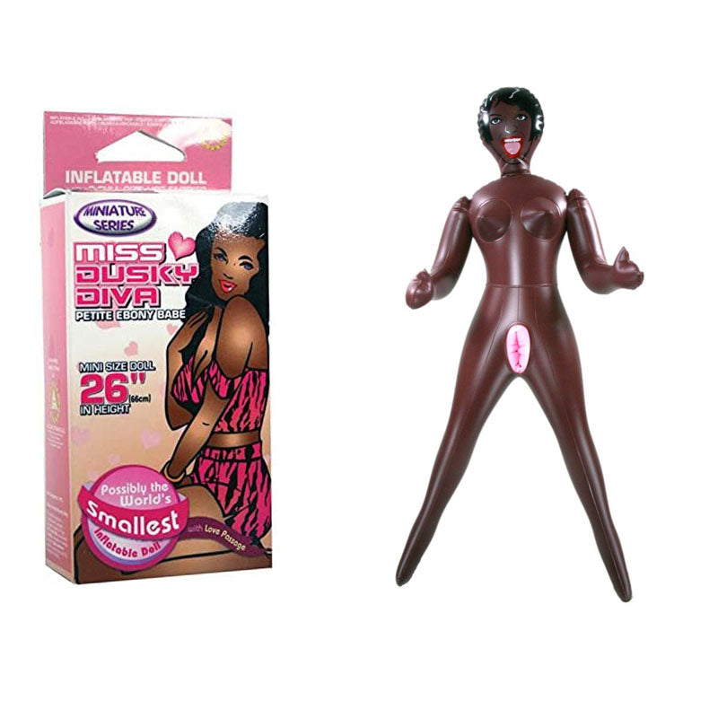 Miss Dusky Diva Mini Inflatable Love Doll – 66 cm Inflatable Doll