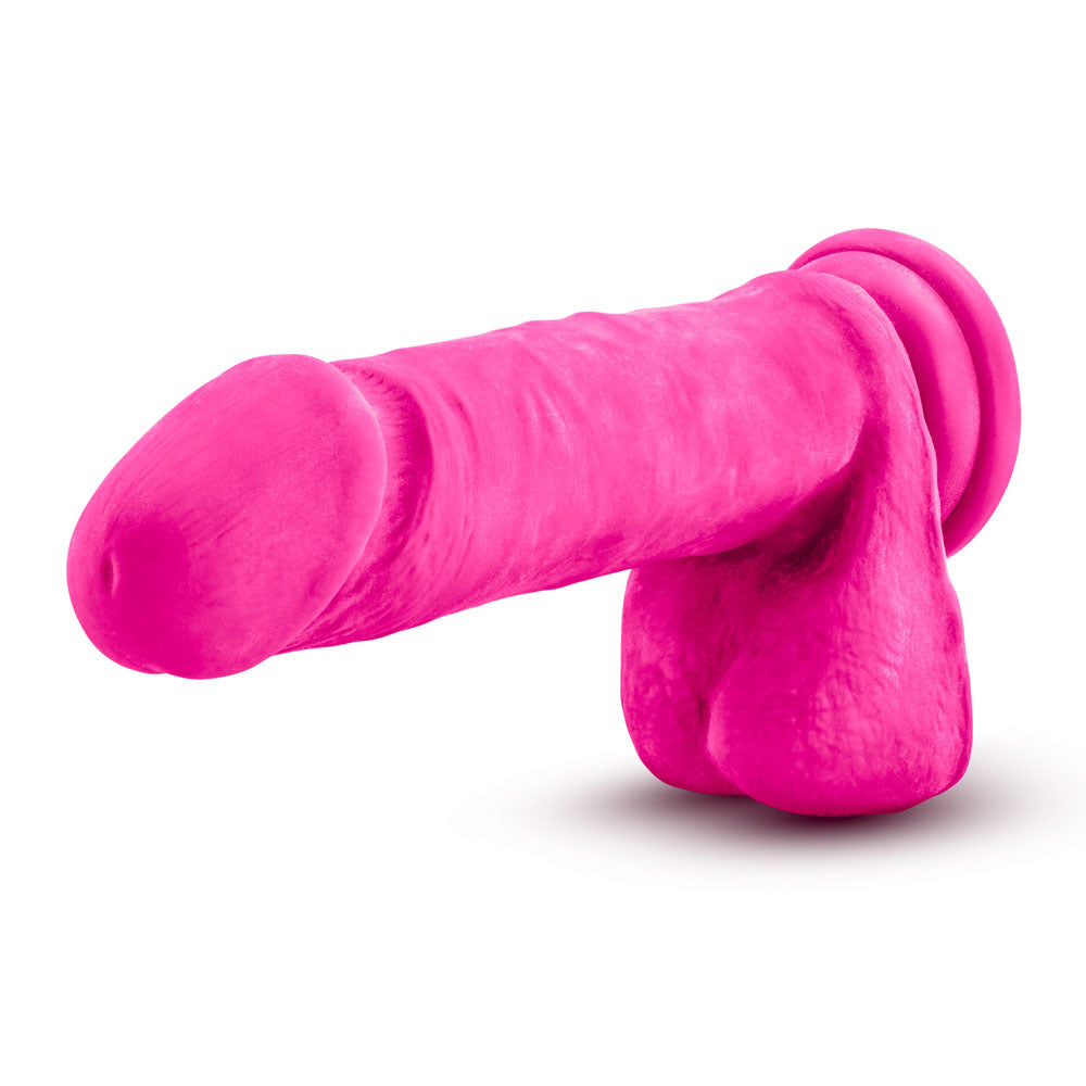 Au Naturel Bold Hero 8 Inch Dildo Pink