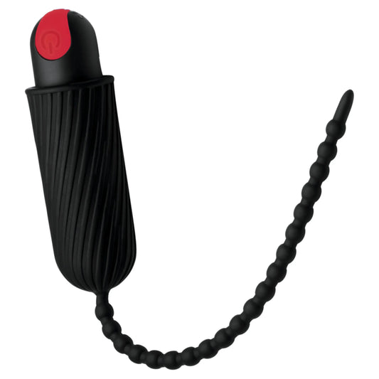 Dark Chain Rechargeable Silicone Sound – Remote-Controlled Urethral Sounding Beads