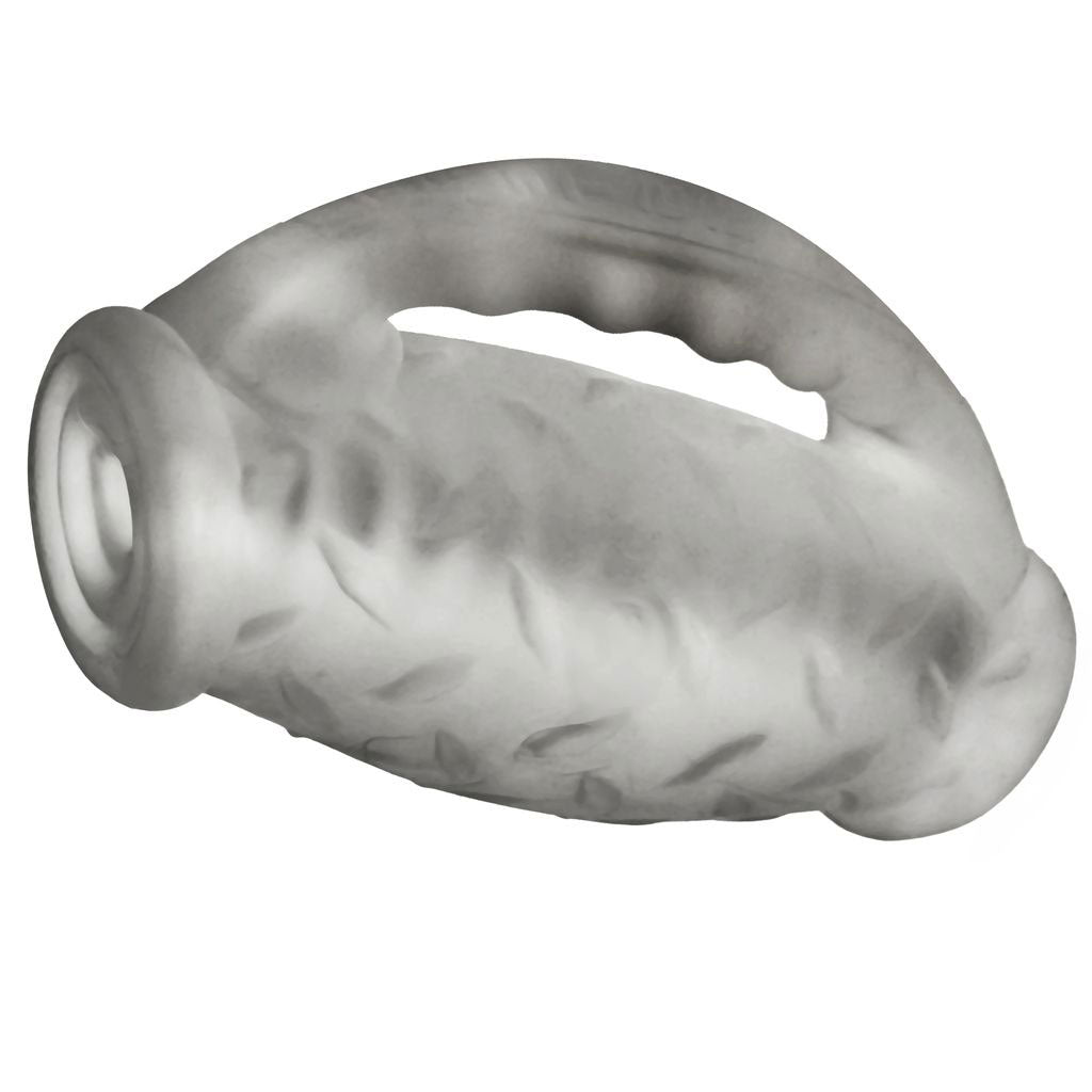 Masterjack Double Penetration Clear Ice - Double Ended Stroker