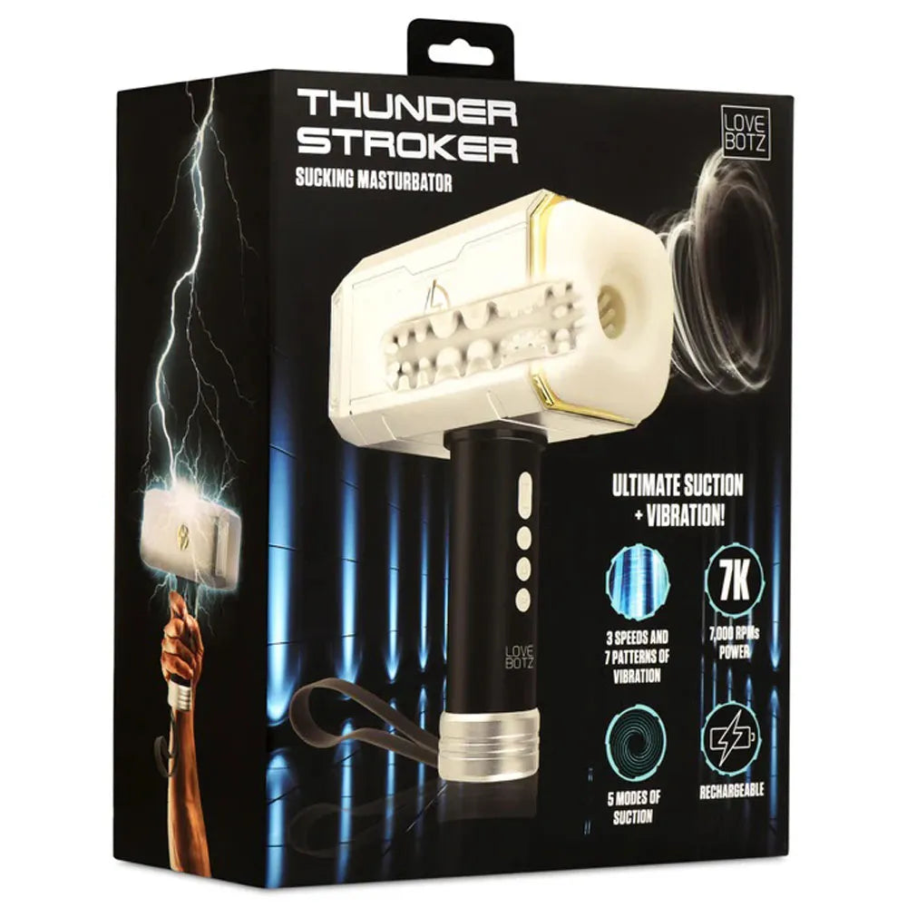 Thunder Stroker (Silver) – Sucking Masturbator
